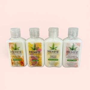 Hempz Herbal Body Moisturizer Set - Citrus, Yellow, Papaya, Pink